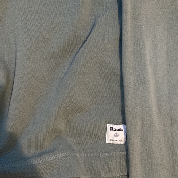 Roots sage green lightly worn hoodie - Picture 6 of 6